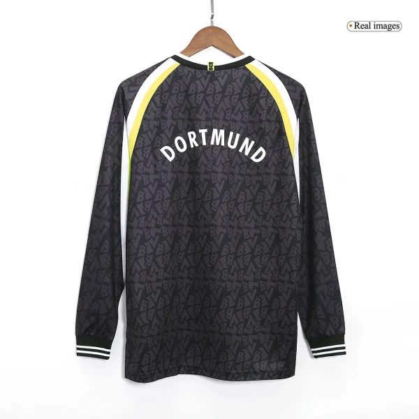 95-96 Borussia Dortmund Retro Away Long Sleeve Jersey - Image 2
