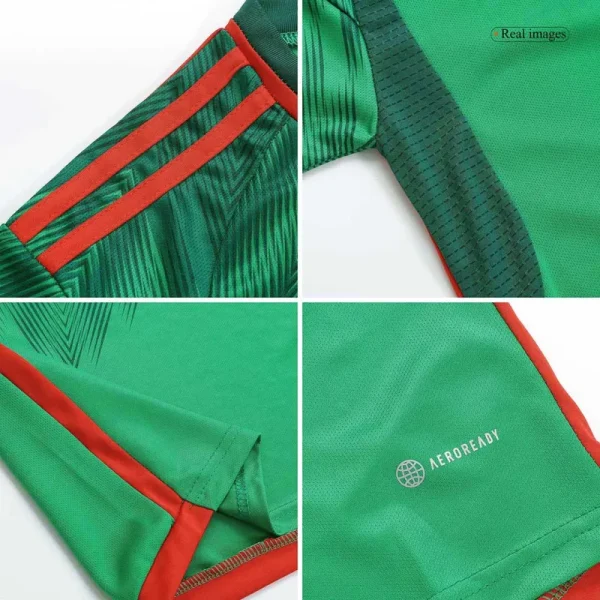 Mexico Kids World Cup 2022 Jersey Home Kit (Jersey+Short) - Image 8