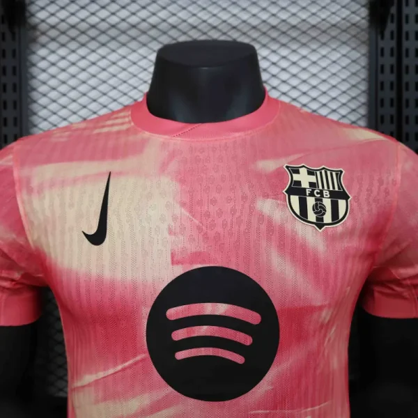 25-26 Barcelona  pink player version third kit concept jersey - Image 4