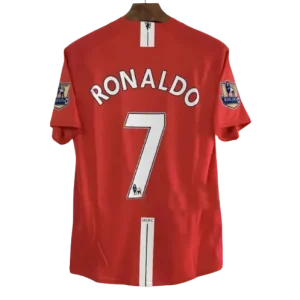2007-08 Manchester United RONALDO #7 Retro Jersey Home