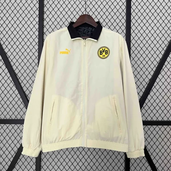 2024 Dortmund Trench Coat Reversible Windbreaker Double-Sides Jacket Sport - Image 3