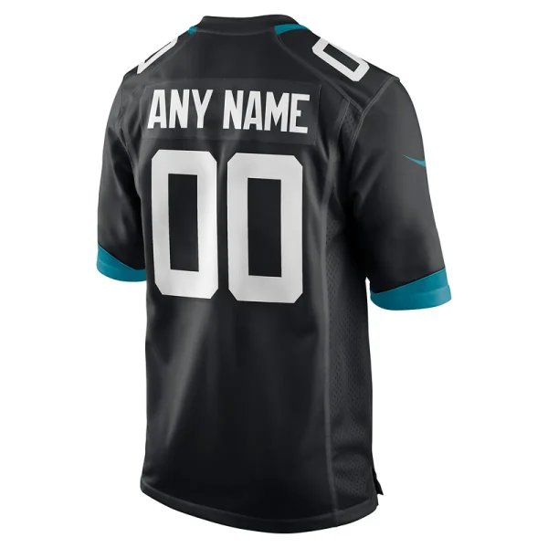 Men's Jacksonville Jaguars Nike Black Custom Game Jersey - Image 2