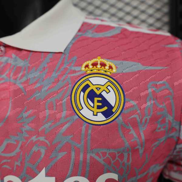 24-25 Real Madrid Pink Dragon Special Edition Player Version Shirt - Image 7