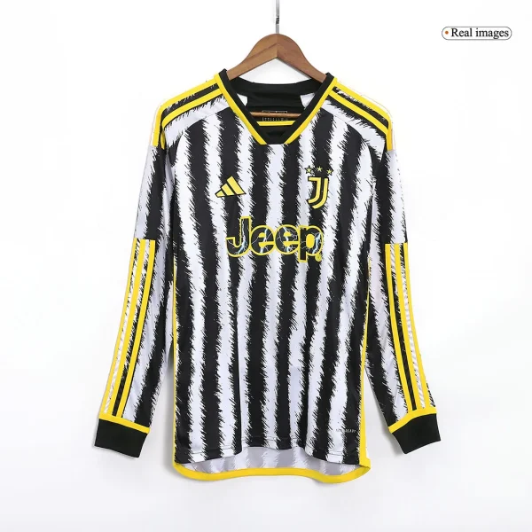 2023-24  Juventus Home Long Sleeve Jersey - Image 2