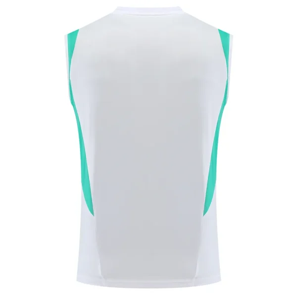 23-24 Manchester United Pre-Match Vest Jersey White - Image 2