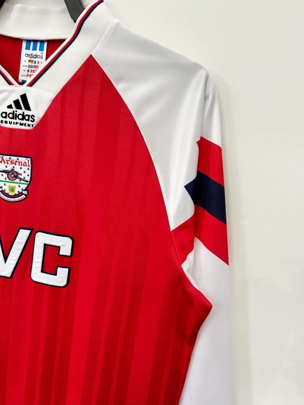 Arsenal Retro Long Sleeve Home Football Shirt 1992/1993 - Image 5