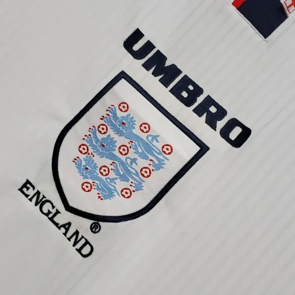 1998 England World Cup Home Retro Jersey - Image 6