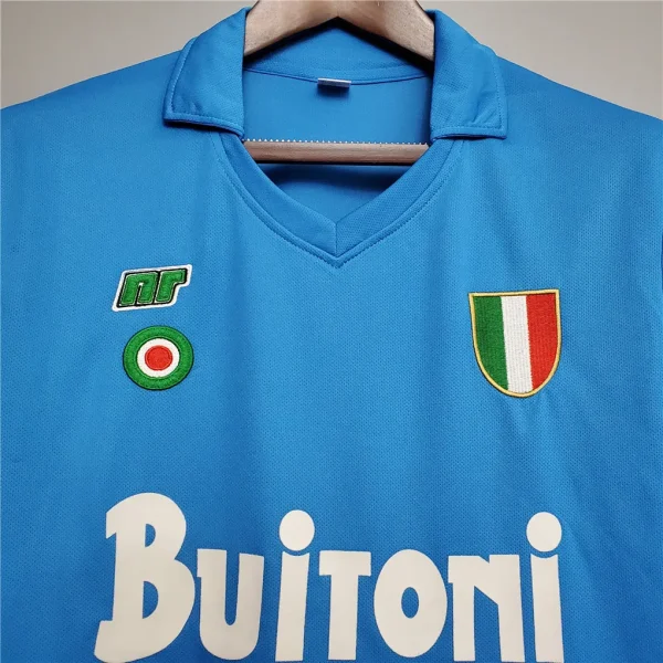 1987/88 Napoli Retro Jersey Home - Image 3