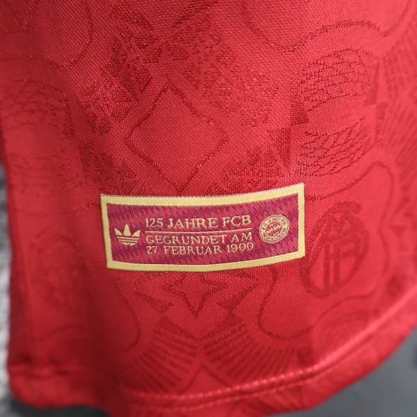 Bayern Munich 125th Anniversary Shirt Long Sleeve Jersey Player Version 25-26 - Image 10