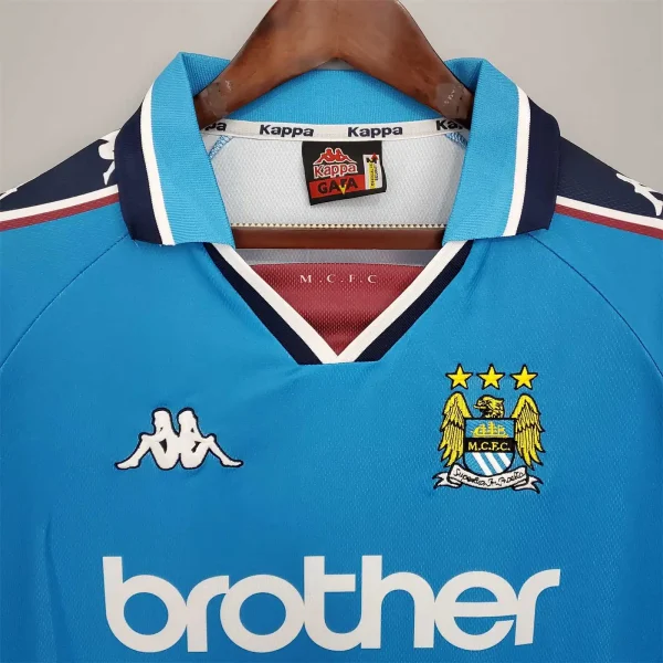 1997/99 Manchester City Retro Home Jersey - Image 3