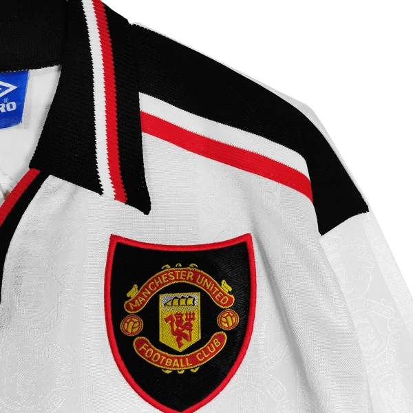 1998/99 Manchester United Retro Long Sleeve Away Jersey - Image 8