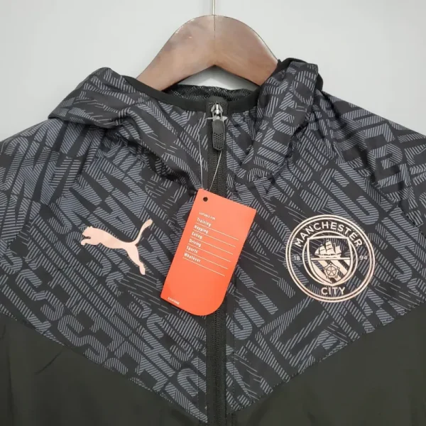 Manchester City Jersey Windbreaker Black  2021/2022 - Image 9