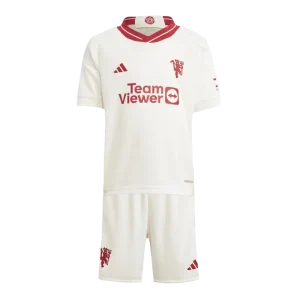 23-24 Kids Manchester United Third Away Jersey Kit