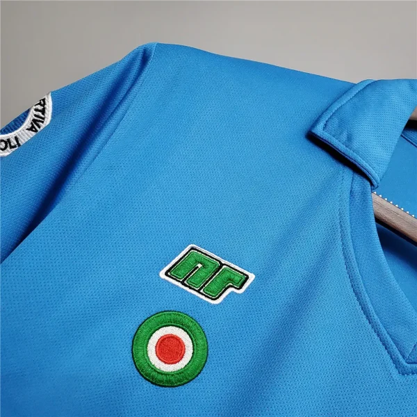 1987/88 Napoli Retro Jersey Home - Image 5