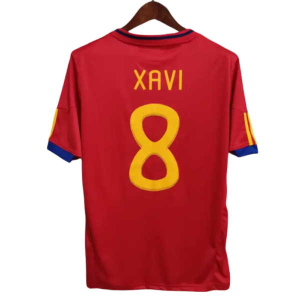 Spain Retro Jersey Home World Cup 2010 - Image 2