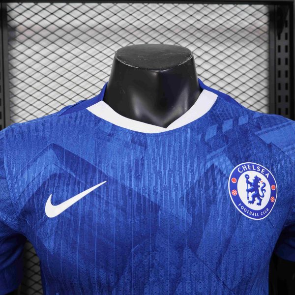 Chelsea Home Shirt Football Jersey Long Sleeve Player Version 25-26 - Image 3