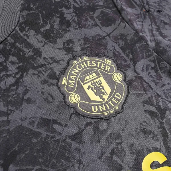 23-24 Manchester United Stone Roses Pre-Match Kit Football Jersey - Image 5