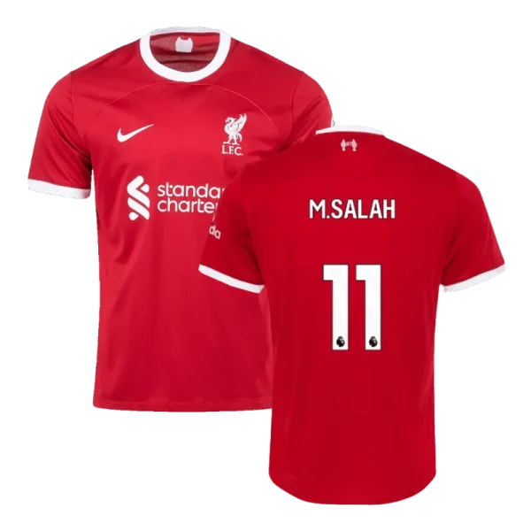 23-24 M.SALAH #11 VIRGIL #4 SZBOSZLAI #8 MAC ALLISTER #10 Liverpool Home Jersey