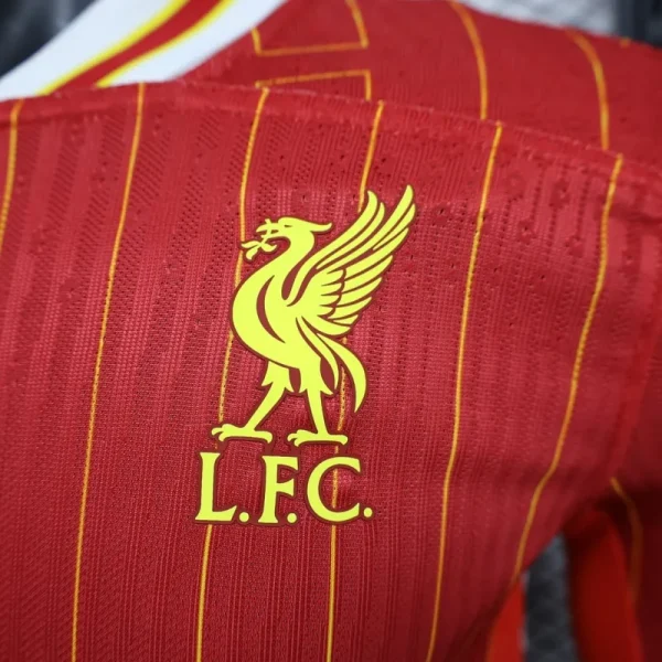 24-25 Player Version Long Sleeve Liverpool Home Football Shirt - Image 3