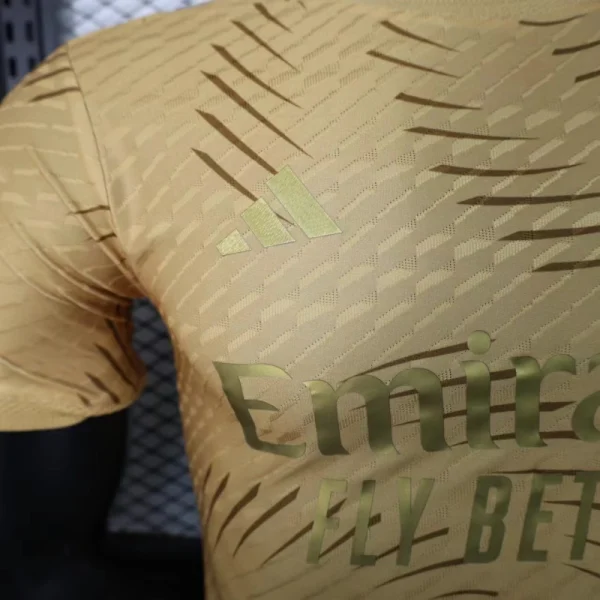 24-25 Real Madrid Gold Special Edition Football Jersey - Image 3