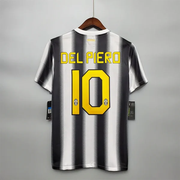 2011-12  Juventus Del Piero #10 Retro Jersey Home Replica - Image 10