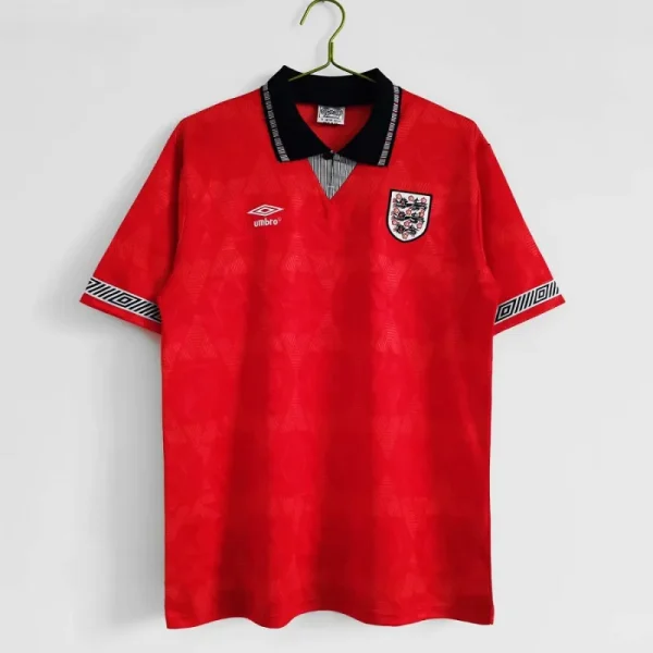 1990 England Retro Jersey Away Replica World Cup - Image 3
