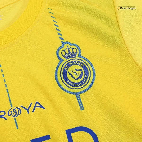 2023/24 Kids Al Nassr Home Kit Jersey+Shorts - Image 6
