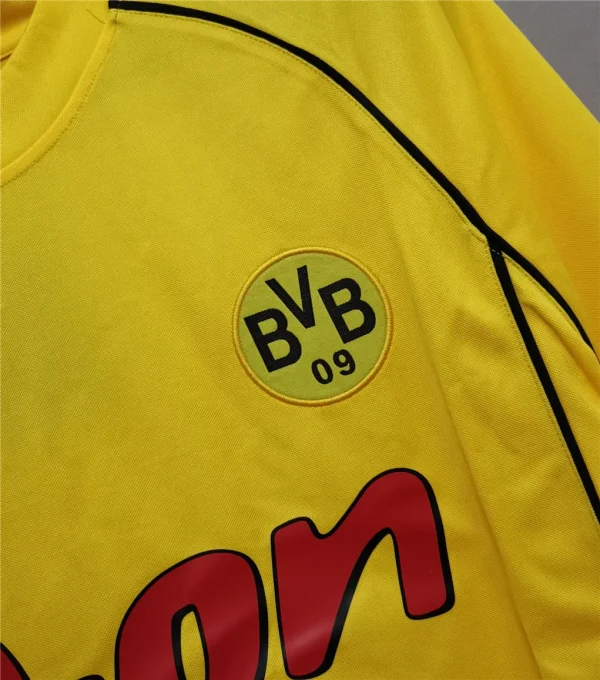 02-23 Borussia Dortmund Retro Home Jersey - Image 5