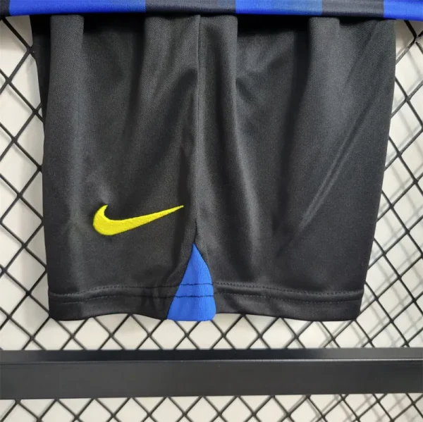 23-24 Inter Milan Home Kids Kit Jersey+Shorts - Image 12