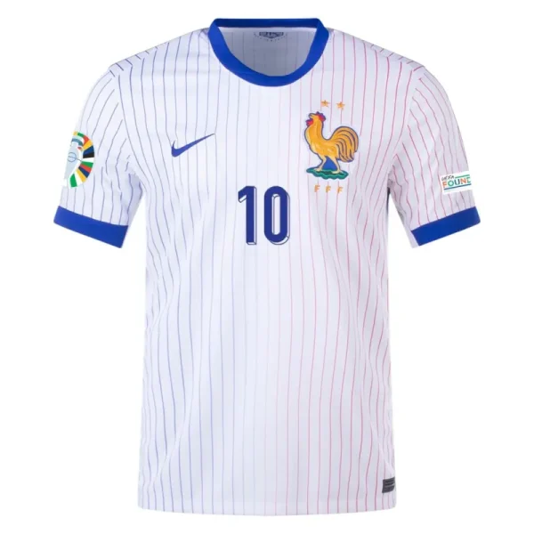 France Away Jersey Euro 2024 MBAPPE #10 GIROUD #9 GRIEZMANN #7 Soccer Apparel - Image 2
