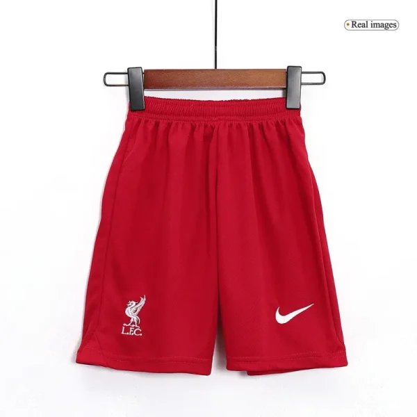 23-24 Kids Liverpool Home Jersey Kit - Image 4