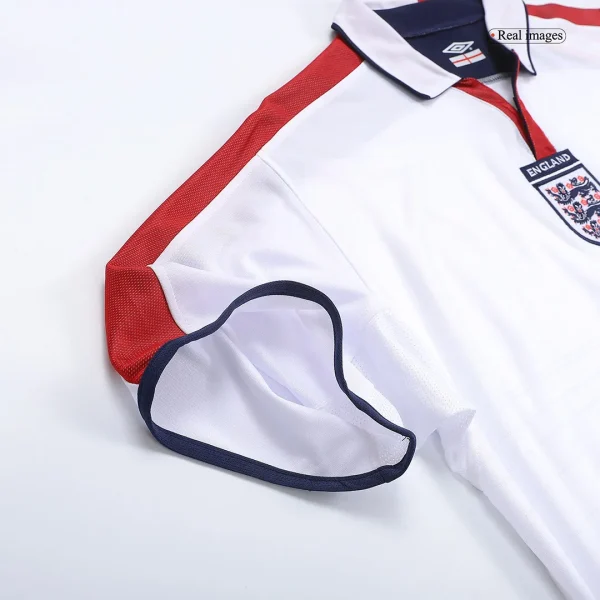 2004 England Retro Jersey Home Replica Euro Cup - Image 9