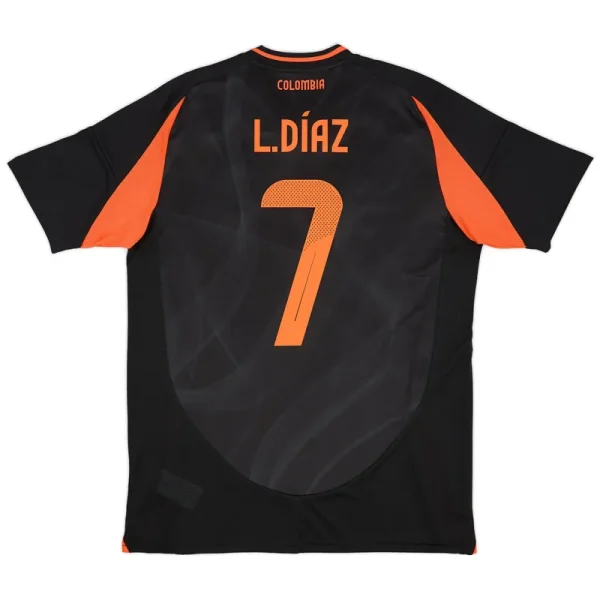 Colombia Nation Away James #10 L.Díaz #7 Football Jersey Copa America 2024 - Image 3