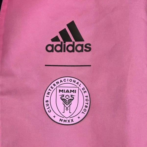 2023-2024 Inter Miami Reversible Windbreaker（black-pink）Soccer Jersey 1:1 Thai Quality - Image 9