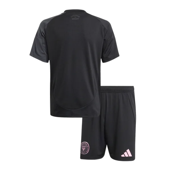 Kids Inter Miami CF Adidas Custom Away Soccer Kits 2025 - Image 2