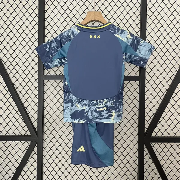24-25 Ajax Away Kids Kit Jersey+Shorts - Image 2