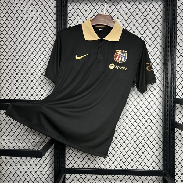 24-25 Barcelona Black POLO Shirt - Image 7