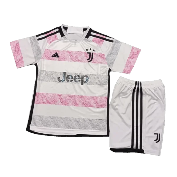 2023-24  Kids Juventus Away Kit Jersey+Short - Image 4