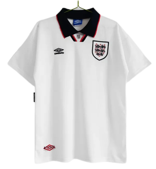 1994/95  England Retro Soccer Jersey Home Replica