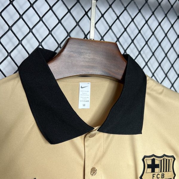 24-25 Barcelona Khaki POLO Shirt - Image 6