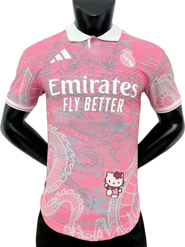 2024/25 Real Madrid player special edition Hello Kitty football jersey - Image 2
