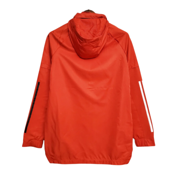 Arsenal Soccer Jersey Windbreaker Red 2021 - Image 2