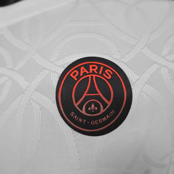25-26 PSG Player Version Academy Pro Pre-Match White Jersey Customized team emblem stars - Image 6