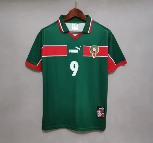 Morocco World Cup 1998 Rrtro Jersey Home - Image 2