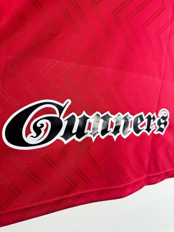 Arsenal Retro Long Sleeve Home Football Shirt 1996-1997 - Image 8