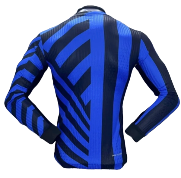 24-25 Inter Milan Home Long Sleeve Kit Player Version Shirt Soccer Jersey - Image 2