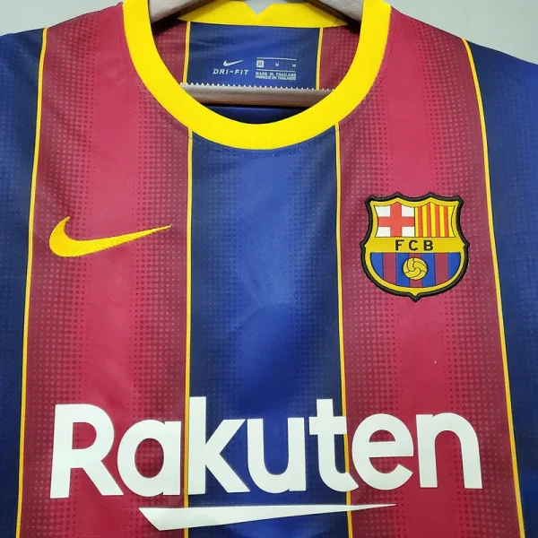 20-21 Barcelona Home Retro Soccer Jersey - Image 3
