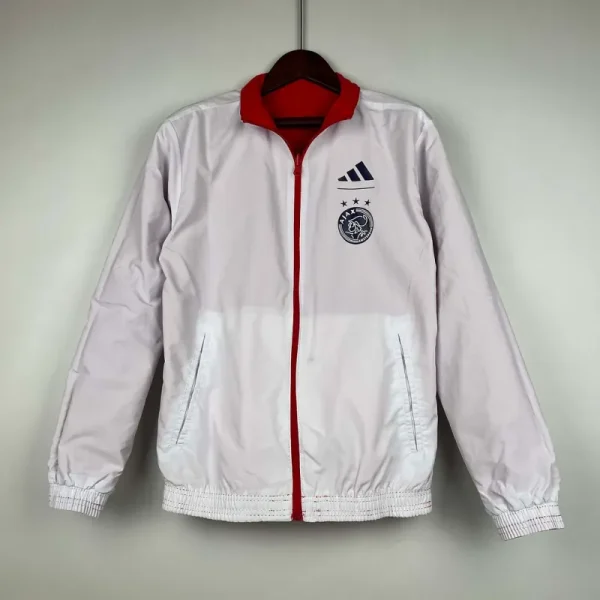 2023-2024 Ajax Reversible Windbreaker（Red-White）Soccer Jersey 1:1 Thai Quality - Image 6