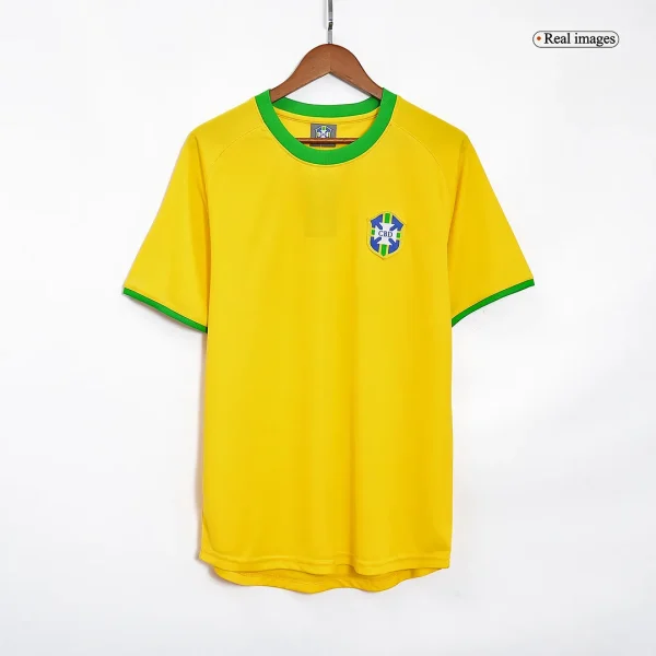 Brazil Retro Jersey Home World Cup 1970 - Image 2