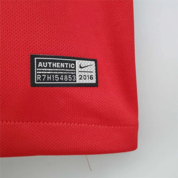 2016 Portugal Retro Jersey Home Euro Cup - Image 9